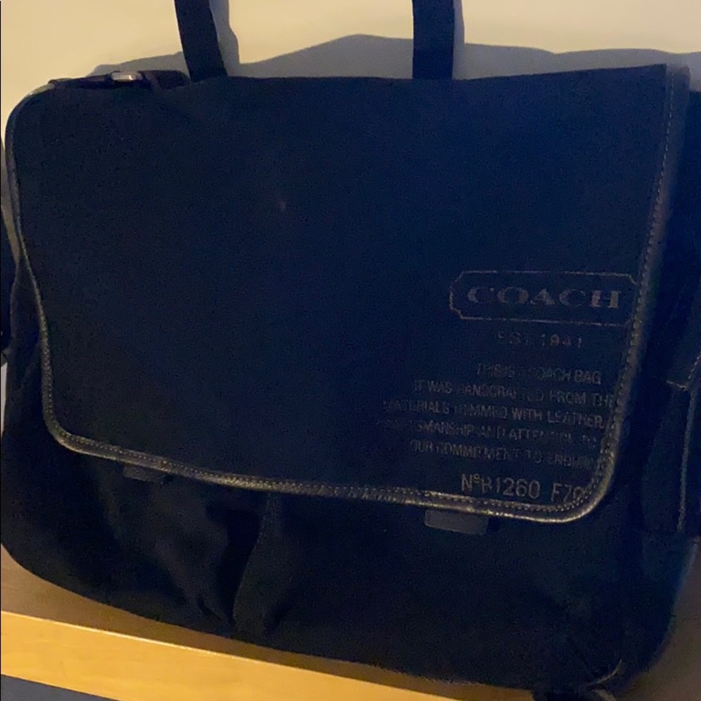 Coach laptop bag